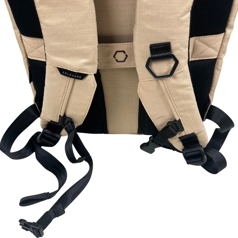 Solgaard‎ The Endeavor Backpack Sand Beige Laptop Travel Bag Mens NWOT